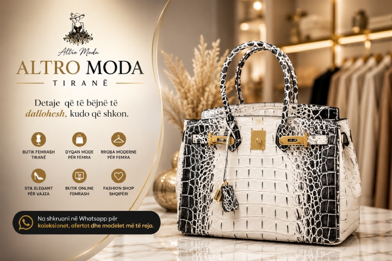 Çanta premium që po tërheq vëmendjen e femrave me stil – Zbuloni elegancën moderne te ALTRO MODA