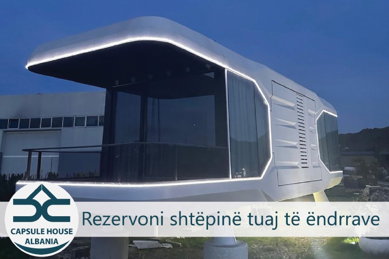 Capsule House Albania, eco shtepi me rezine Shkoder, eco shtepi ekologjike Shkoder, eco shtepi prefabrikuar Shkoder, eco shtepi prefabrikat Shkoder, eco capsule Shkoder, kapsula luksoze Shkoder, kapsula luks Shkoder