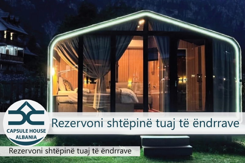 Capsule House Albania, eco shtepi me rezine Elbasan, eco shtepi ekologjike Elbasan, eco shtepi prefabrikuar Elbasan, eco shtepi prefabrikat Elbasan, eco capsule Elbasan, kapsula luksoze Elbasan, kapsula luks Elbasan