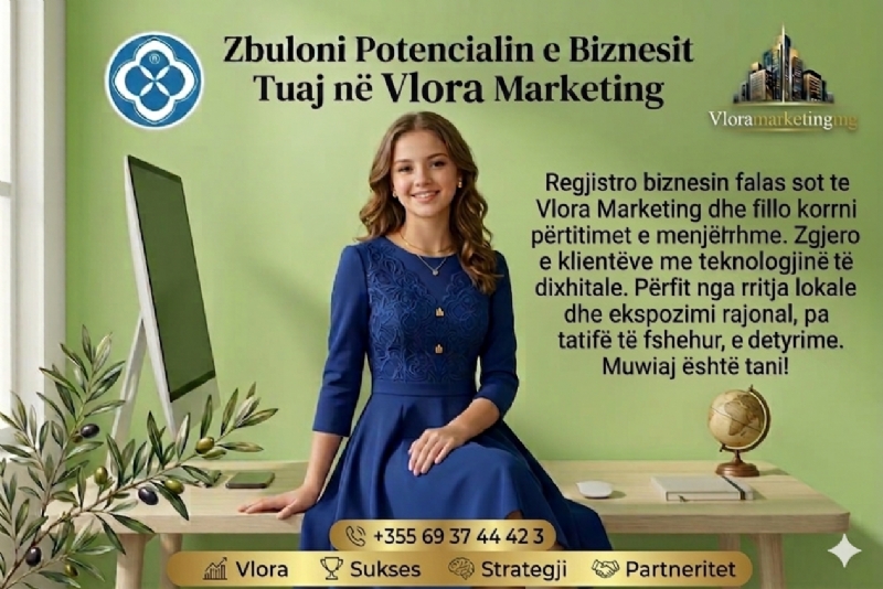 Vlora Marketing: Rritni shitjet dhe klientelën tuaj!