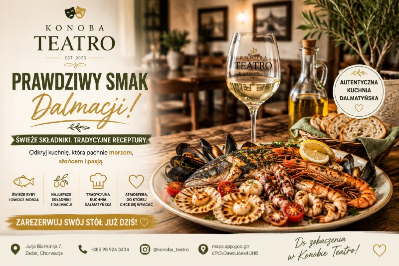 Prawdziwy smak Dalmacji – świeże ryby, owoce morza i tradycyjne receptury w sercu Zadaru