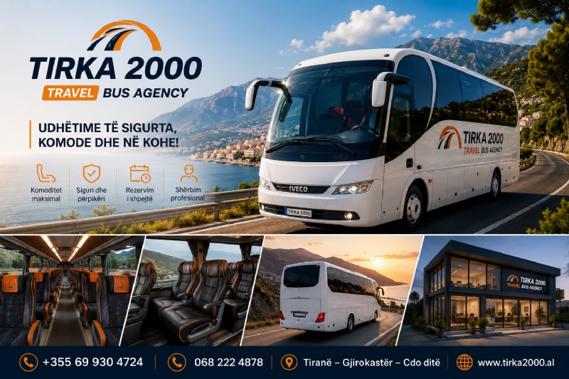 Tirka 2000 – Kërkoni autobus ose minibus? Merrni informacion dhe rezervoni shpejt për çdo destinacion
