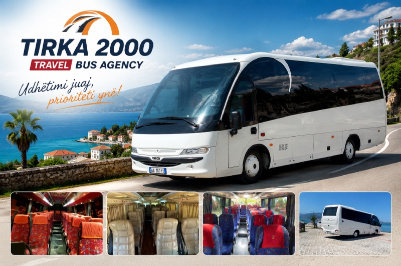 Tirka 2000 – Transport profesional në të gjitha qytetet e Shqipërisë me autobusë dhe minibusë për çdo nevojë