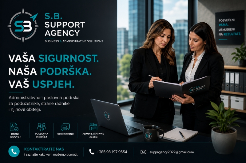 Vaša sigurnost, naša podrška, vaš uspjeh – pouzdan partner za administrativna i poslovna rješenja