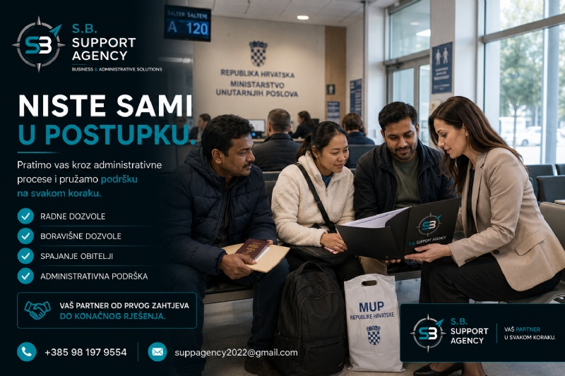 Niste sami u postupku – stručna podrška kroz radne dozvole, boravak i administrativne procedure