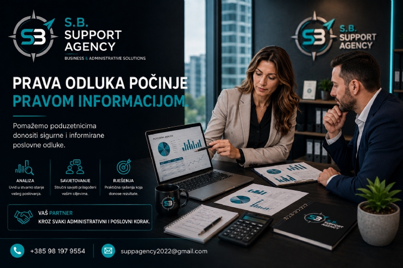 Prava odluka počinje pravom informacijom – stručna podrška za sigurnije poslovne odluke