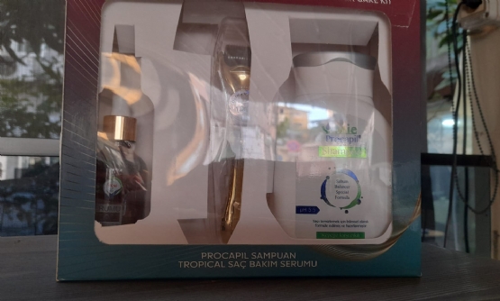 Shampo Mie Procapil, Ruli i lekures, Serumi Tropikal Mie per floket ne nje pakete te veteme nga Produkte Natyrale