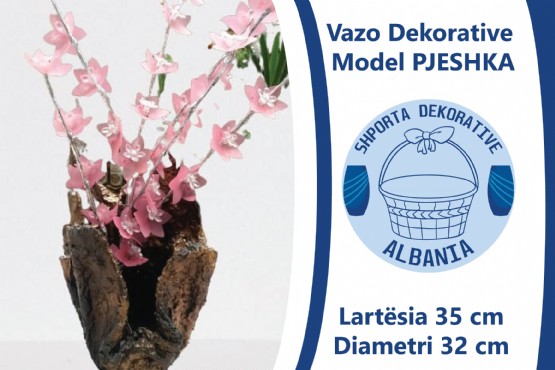 Vazo Dekorative Model PJESHKA / Vazo Dekorative per shtepi / Leze Dekor / vazo lulesh dekorative / Dekorime artistike / punime artizanat / Vazo per lule / Vazo moderne / vase decorative handmade / Artworks / handiwork / handicraft