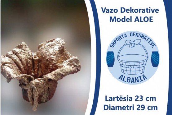 Vazo Dekorative Model Aloe / Vazo Dekorative per shtepi / vazo lulesh dekorative / Dekorime artistike / punime artizanat /  Vazo per lule / Vazo moderne / Vazo Dekorative Albania / Leze Dekor / handicraft / Artworks 