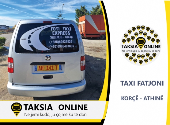 Sherbim taksi Korçe Athine, Taksi nga Korça per ne Athine, Gjej taksi Korçe Athine, Transport taksi Korce Athine